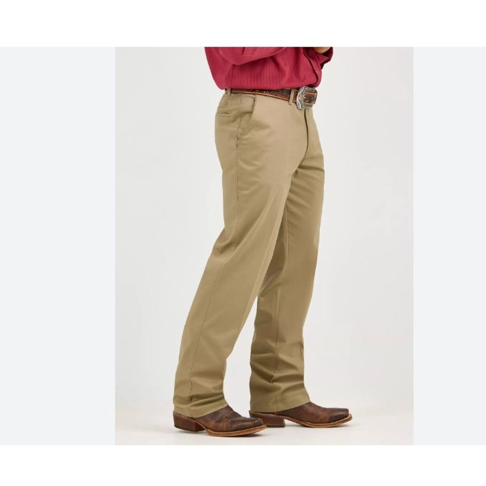 Wrangler Regular Fit Tan Khaki Casual Pants Mens 38x29